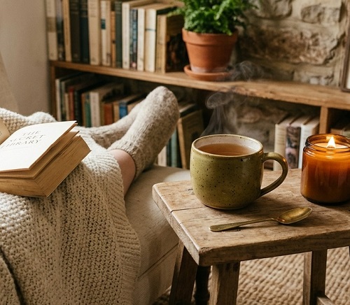 Cómo montar un rincón de lectura que alivie la mente tras un día difícil.